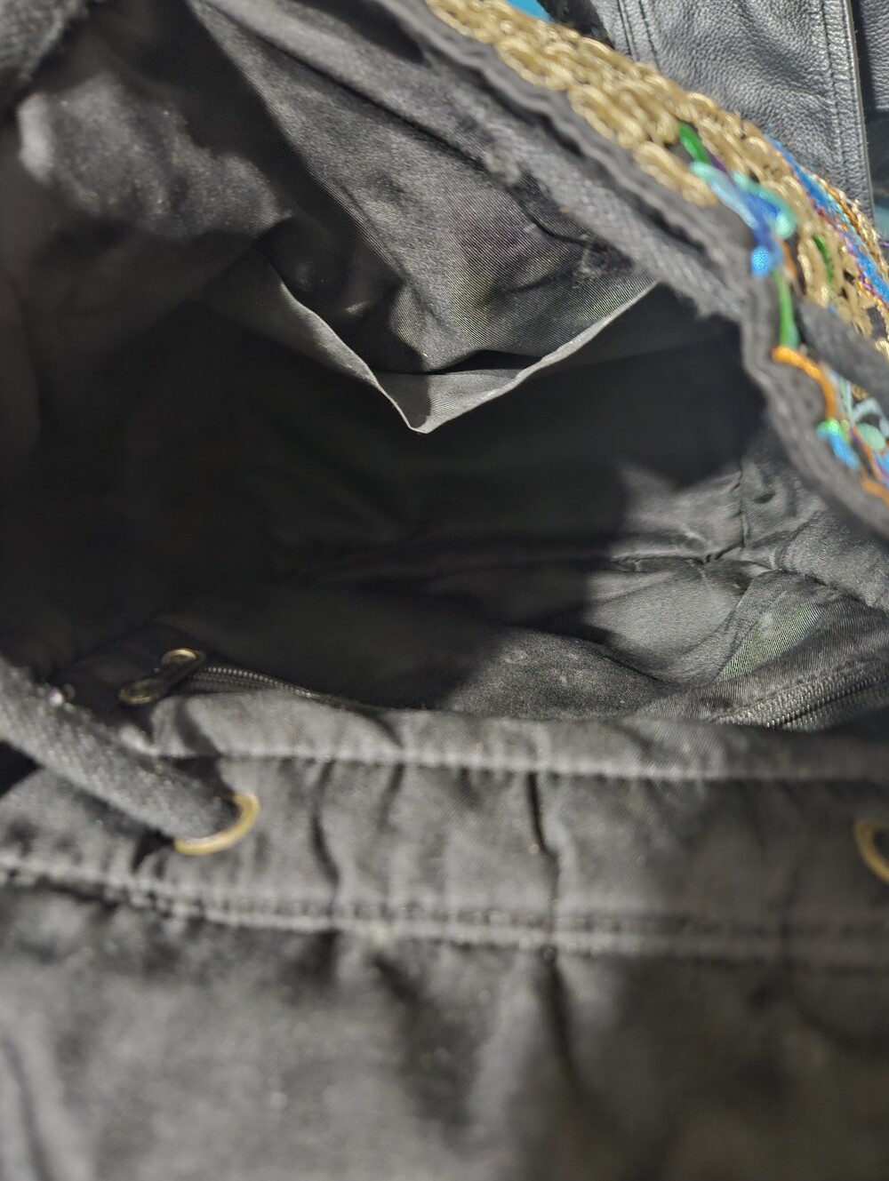 Embroidered Boho Backpack - Picture 6 of 7